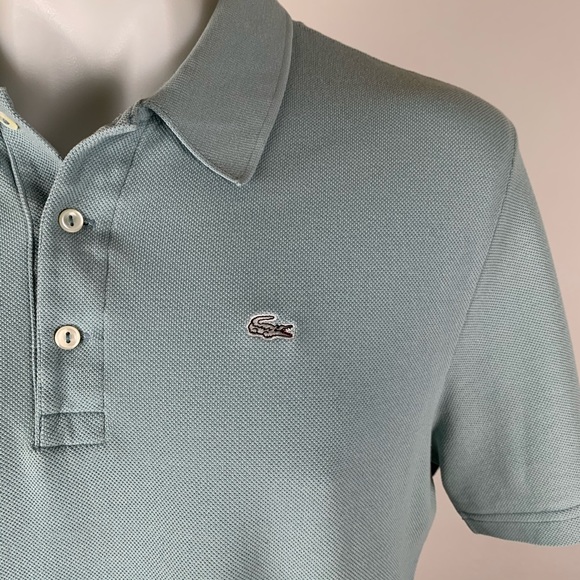 lacoste silver crocodile